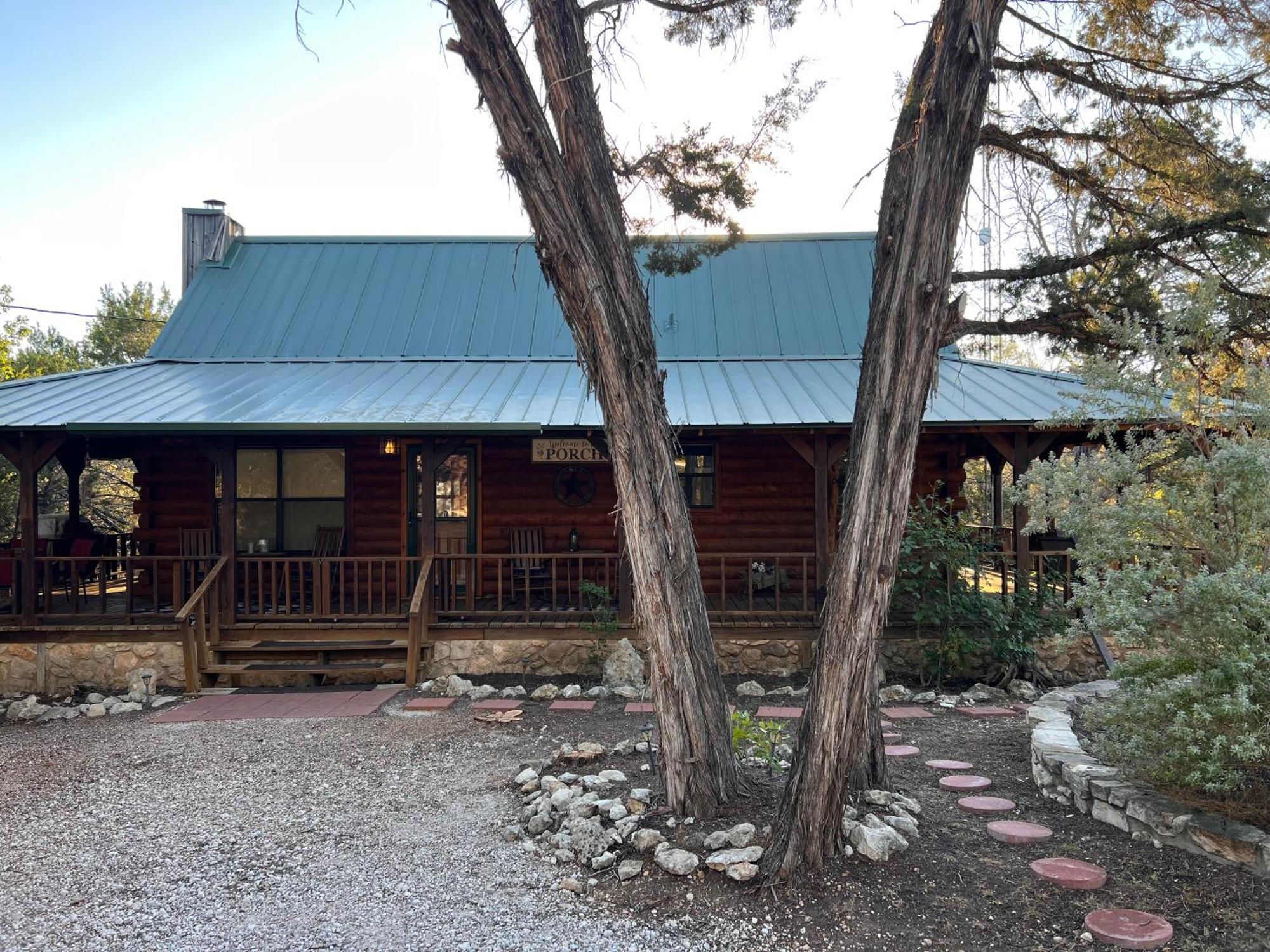 Lake Whitney Log Cabin Lakewood Harbor Eksteriør billede