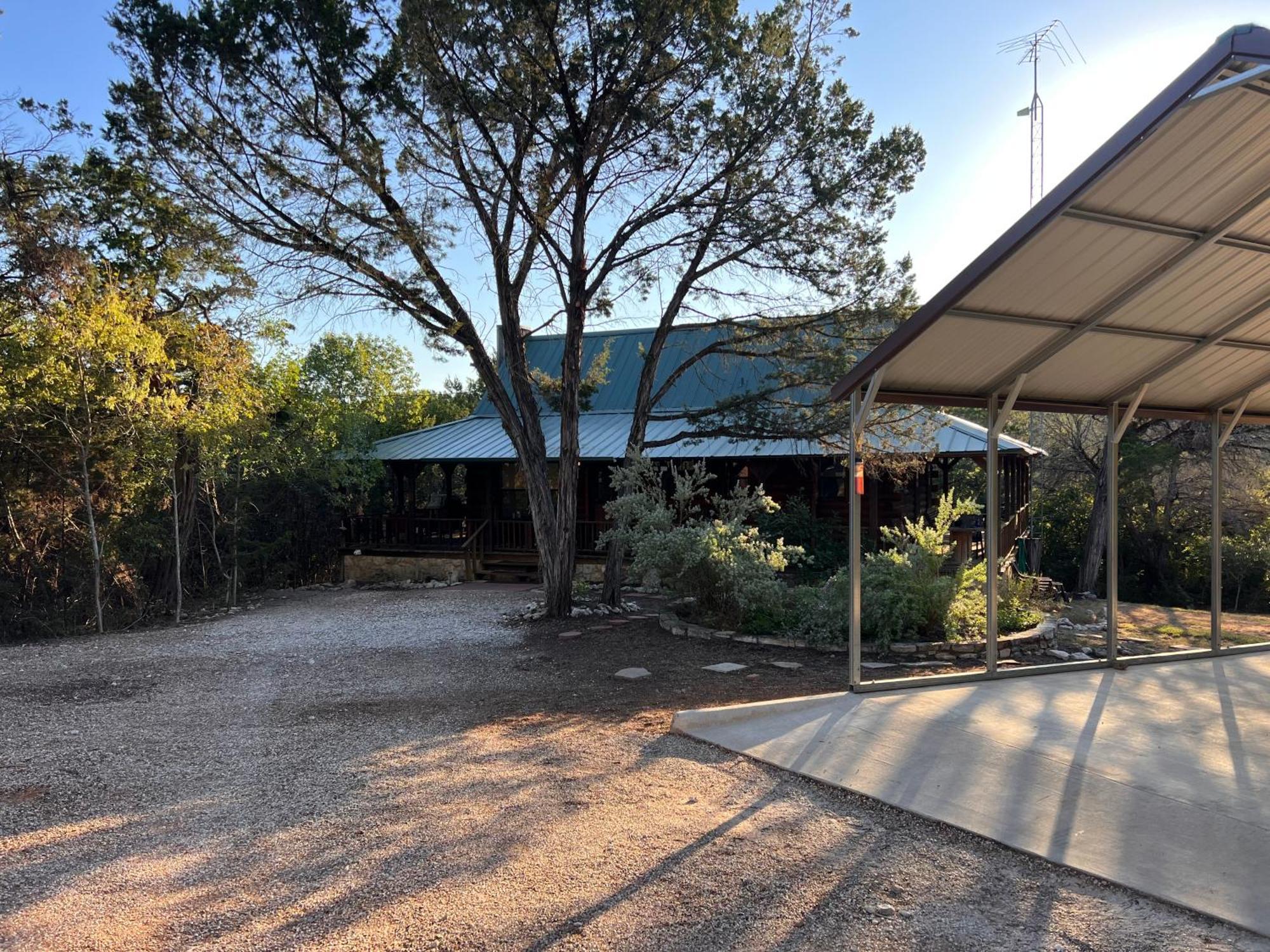 Lake Whitney Log Cabin Lakewood Harbor Eksteriør billede